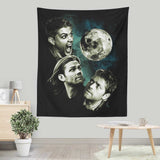 Three Super Moon - Wall Tapestry
