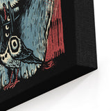 Tiger and Crow Duo - Canvas Print