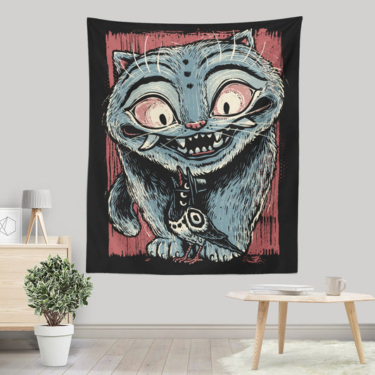 Tiger and Crow Duo - Wall Tapestry