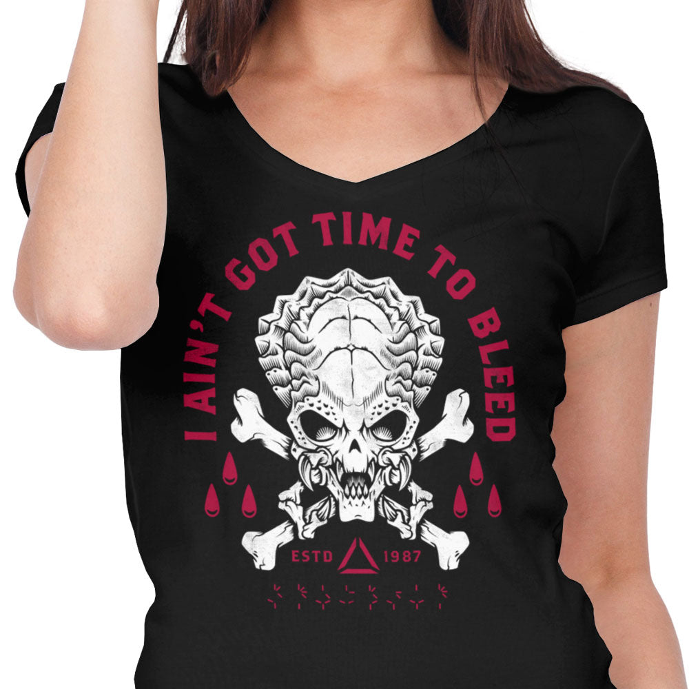 Time to Bleed - Women's V-Neck