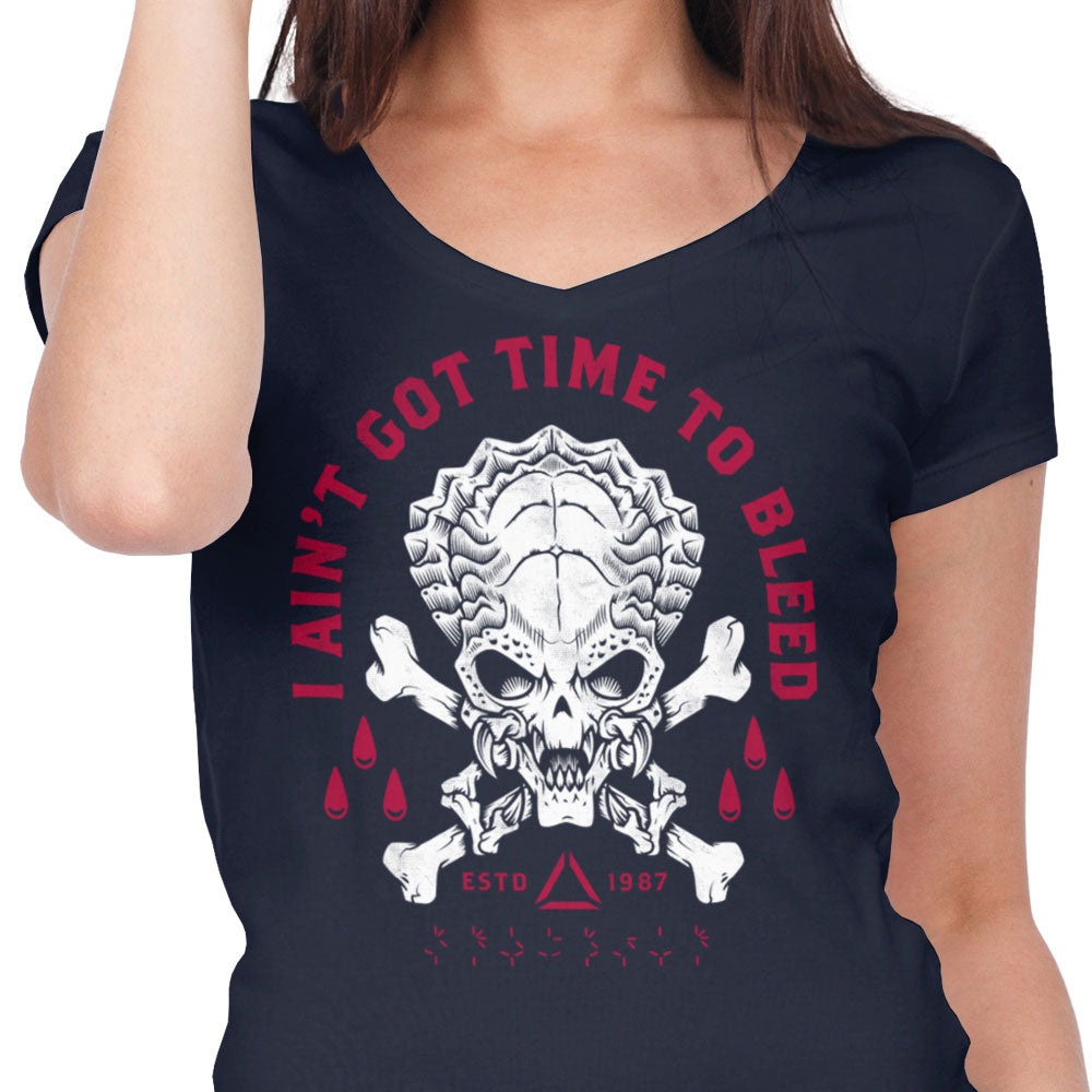 Time to Bleed - Women's V-Neck