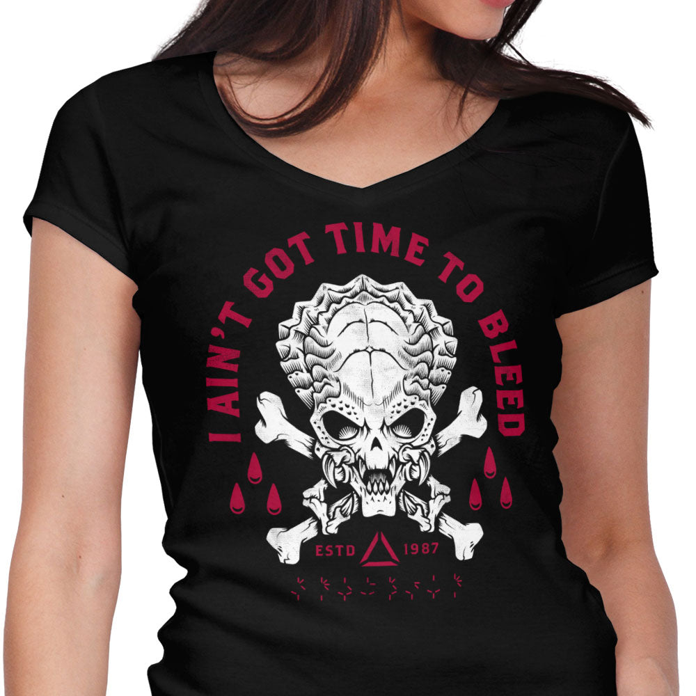 Time to Bleed - Women's V-Neck