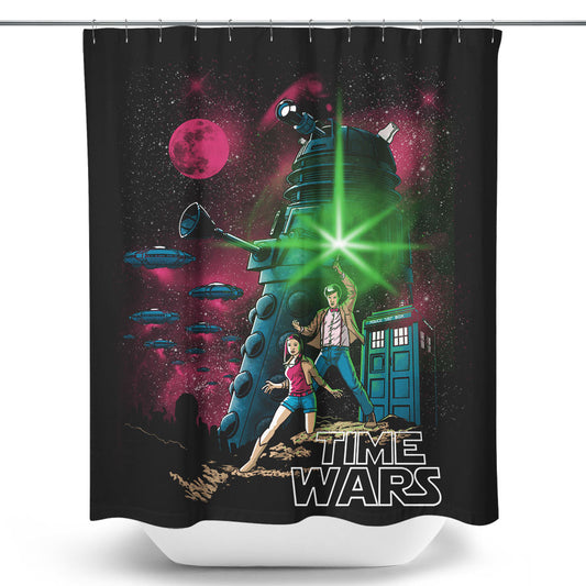 Time Wars - Shower Curtain
