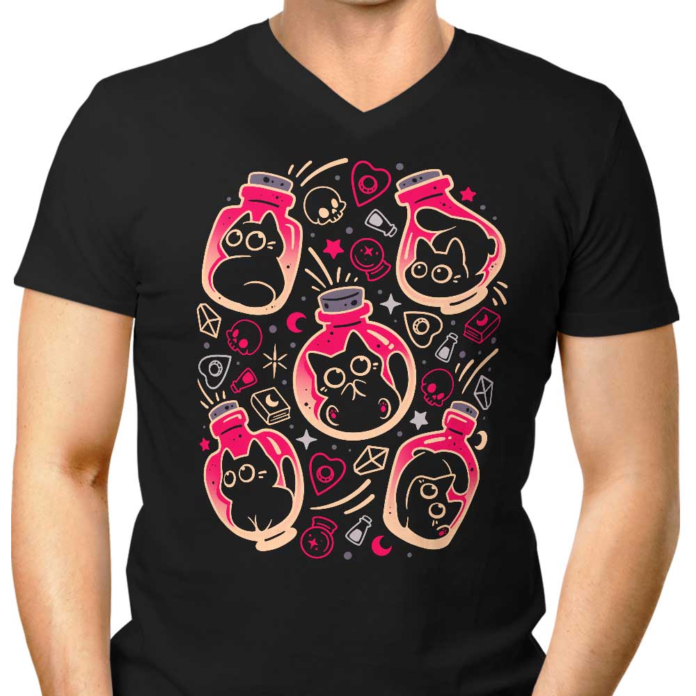 Tiny Bottled Kittens - Men's V-Neck
