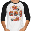 Tiny Dragon Dice - 3/4 Sleeve Raglan T-Shirt