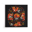 Tiny Dragon Dice - Canvas Print