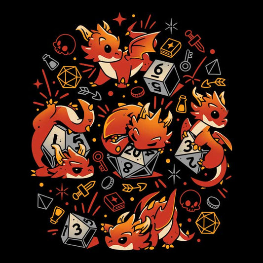 Tiny Dragon Dice - Mousepad