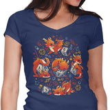 Tiny Dragon Dice - Women's V-Neck