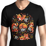Tiny Dragon Dice - Men's V-Neck