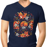 Tiny Dragon Dice - Men's V-Neck