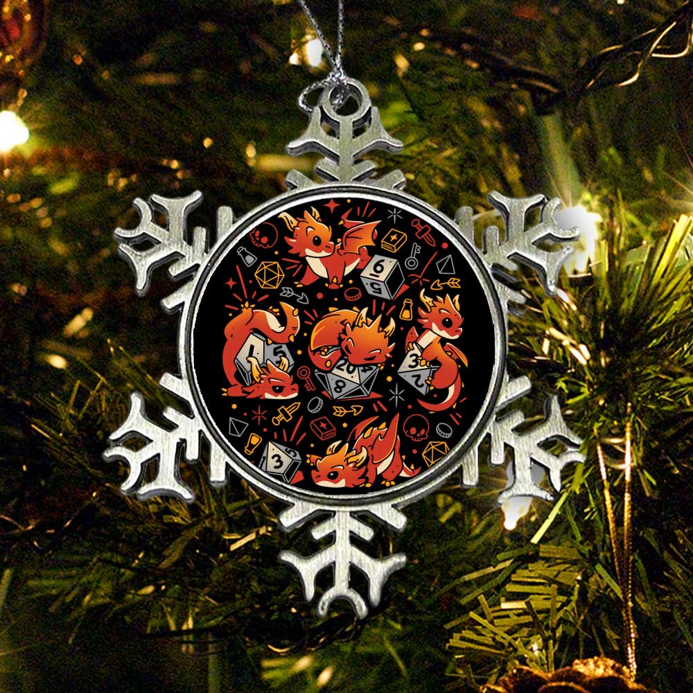 Tiny Dragon Dice - Ornament