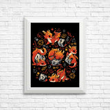 Tiny Dragon Dice - Posters & Prints