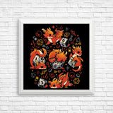 Tiny Dragon Dice - Posters & Prints