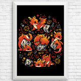 Tiny Dragon Dice - Posters & Prints