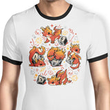 Tiny Dragon Dice - Ringer T-Shirt