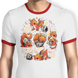 Tiny Dragon Dice - Ringer T-Shirt