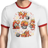 Tiny Dragon Dice - Ringer T-Shirt
