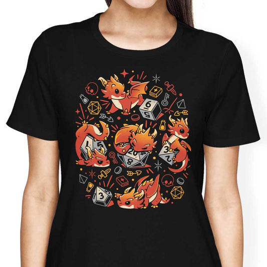 Tiny Dragon Dice - Women's Apparel