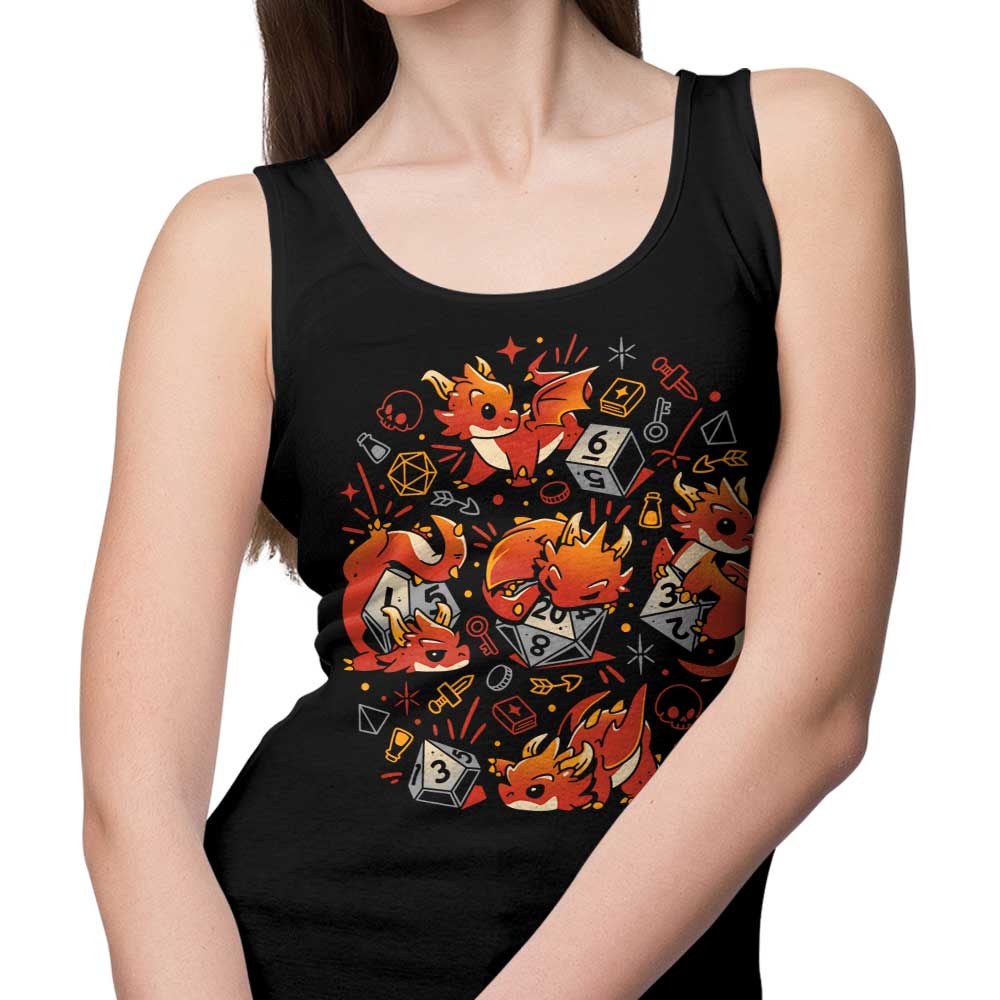 Tiny Dragon Dice - Tank Top