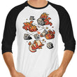 Tiny Dragons Party - 3/4 Sleeve Raglan T-Shirt