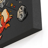 Tiny Dragons Party - Canvas Print