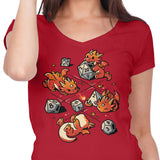 Tiny Dragons Party - Women's V-Neck