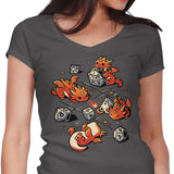 Tiny Dragons Party - Women's V-Neck