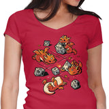 Tiny Dragons Party - Women's V-Neck