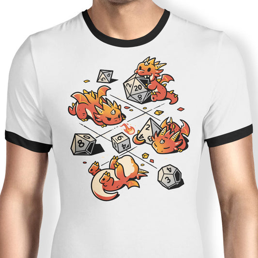 Tiny Dragons Party - Ringer T-Shirt