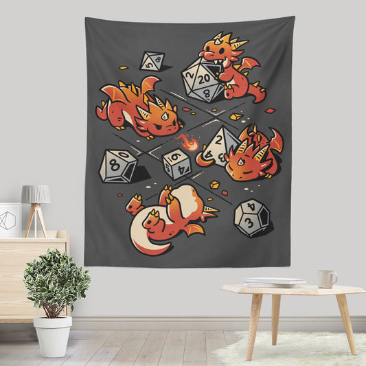 Tiny Dragons Party - Wall Tapestry