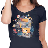 Tiny Gamers - Women's V-Neck