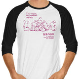 Tiny Wings, Big Problems - 3/4 Sleeve Raglan T-Shirt