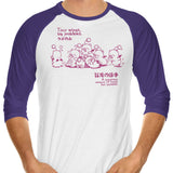 Tiny Wings, Big Problems - 3/4 Sleeve Raglan T-Shirt