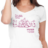 Tiny Wings, Big Problems - Women's V-Neck