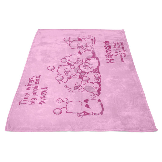 Tiny Wings, Big Problems - Fleece Blanket