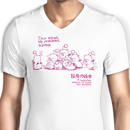 Tiny Wings, Big Problems - Men's V-Neck