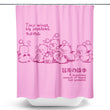 Tiny Wings, Big Problems - Shower Curtain