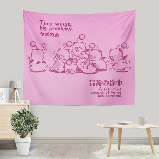 Tiny Wings, Big Problems - Wall Tapestry