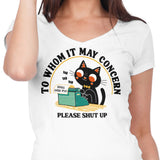 To Whom it May Concern - Women's V-Neck