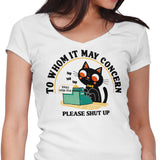 To Whom it May Concern - Women's V-Neck