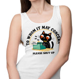 To Whom it May Concern - Tank Top