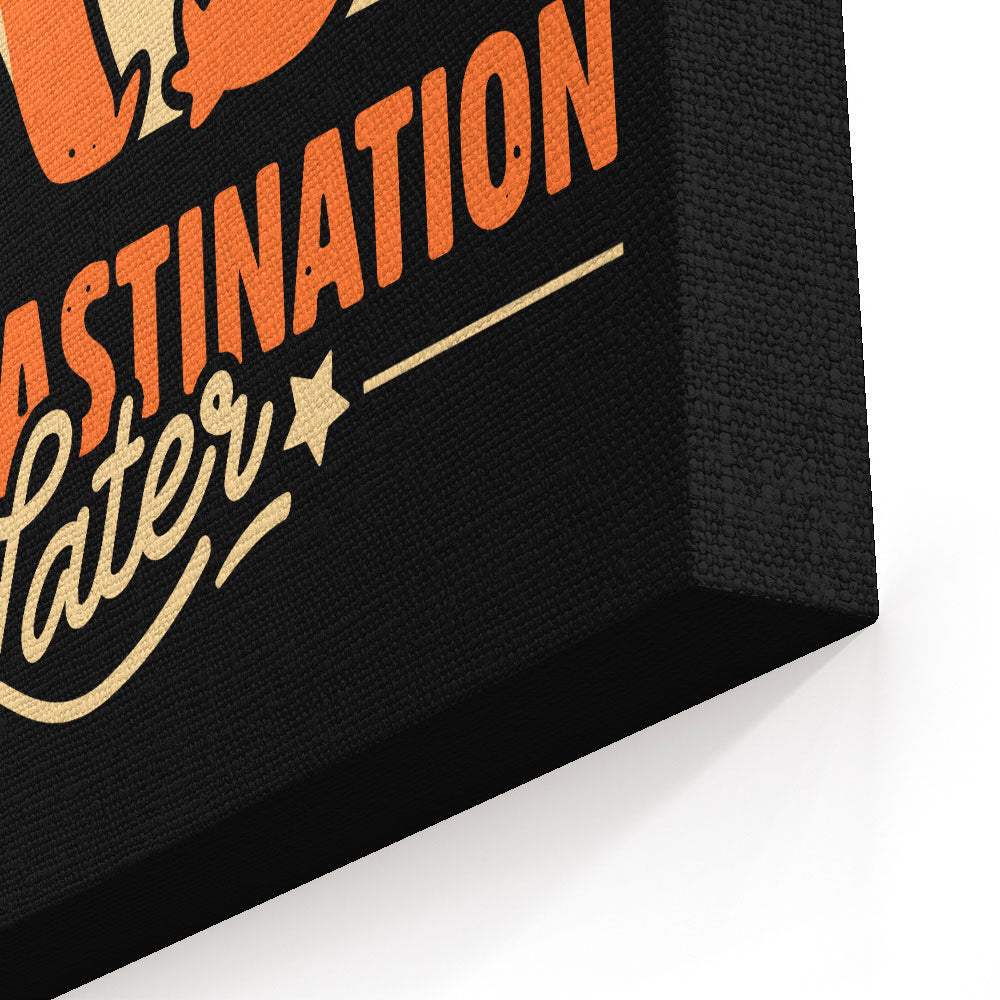 Too Lazy to Roll - Canvas Print