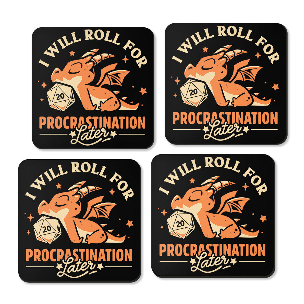 Too Lazy to Roll - Coasters