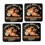 Too Lazy to Roll - Coasters