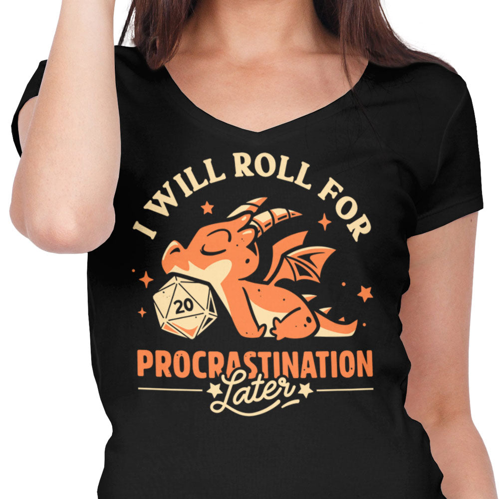 Too Lazy to Roll - Women's V-Neck
