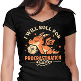 Too Lazy to Roll - Women's V-Neck