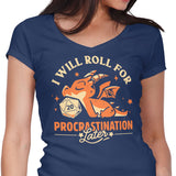 Too Lazy to Roll - Women's V-Neck