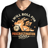Too Lazy to Roll - Men's V-Neck