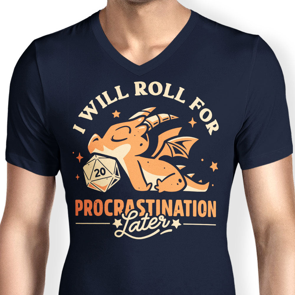 Too Lazy to Roll - Men's V-Neck