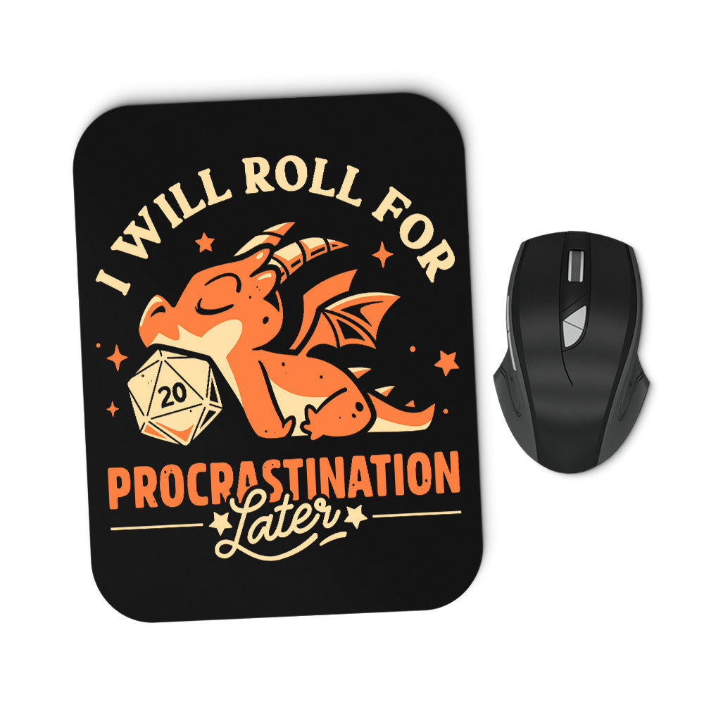 Too Lazy to Roll - Mousepad